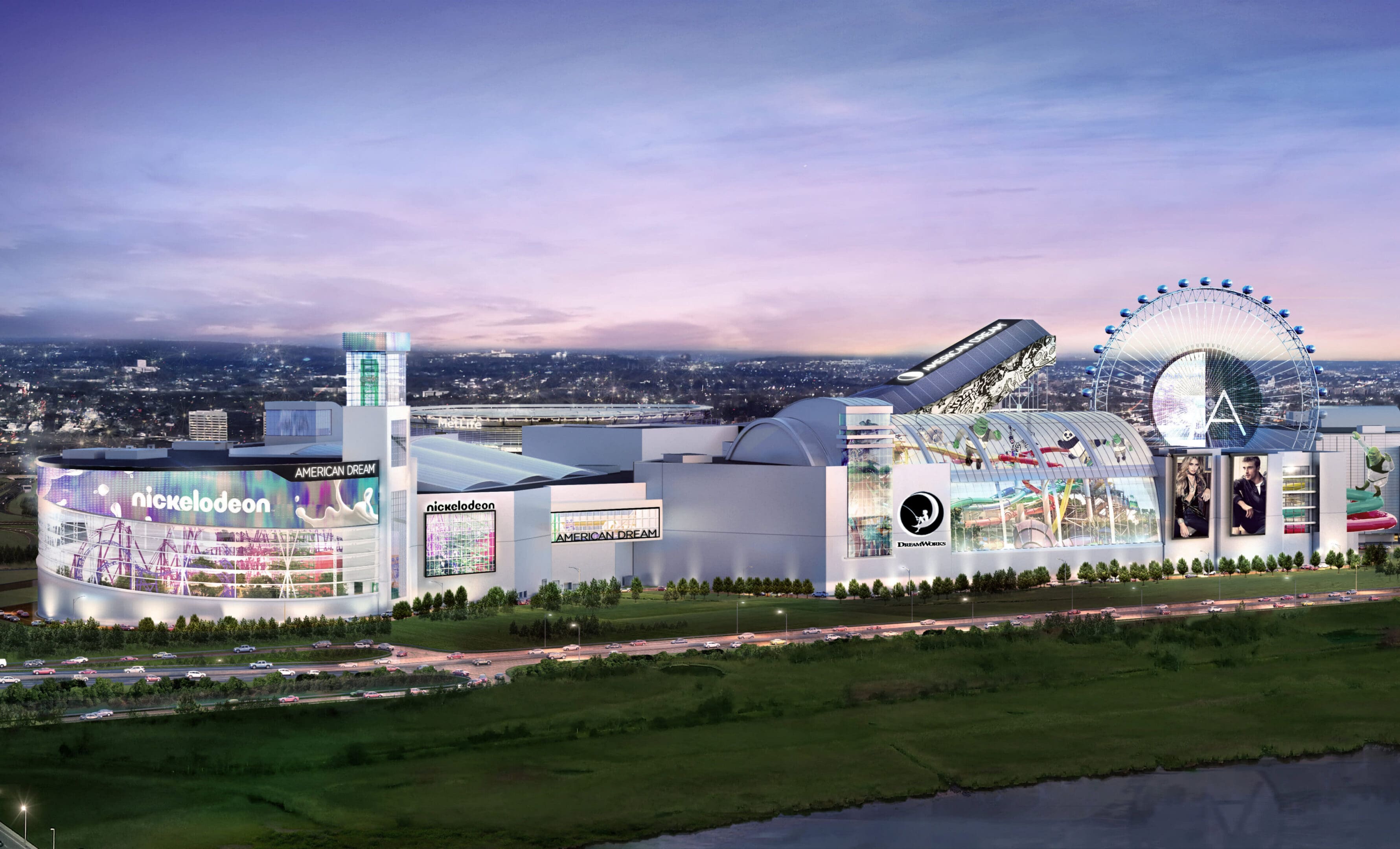 American Dream entertainment complex in East Rutherford, New Jersey