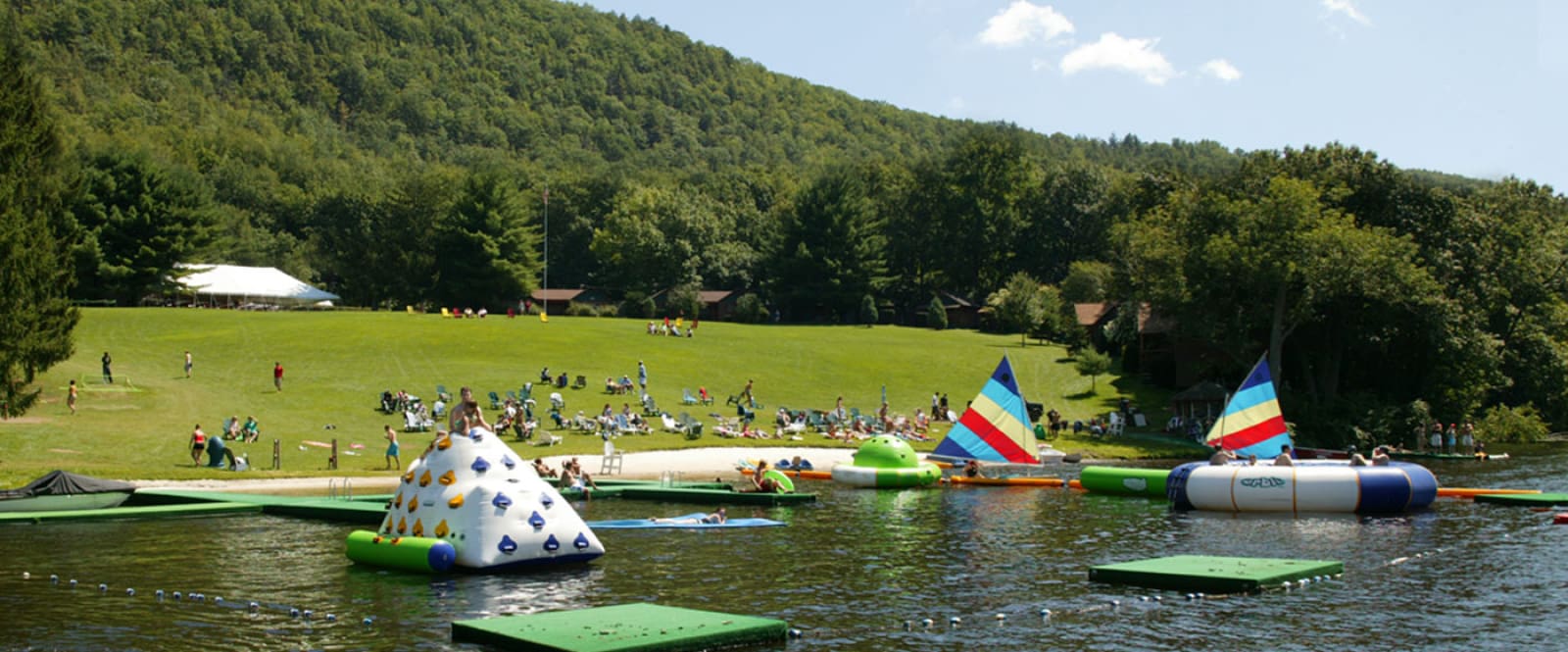 Students at Club Getaway outdoor activities