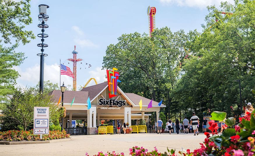 Six Flags Great Adventure entrance, Jackson NJ
