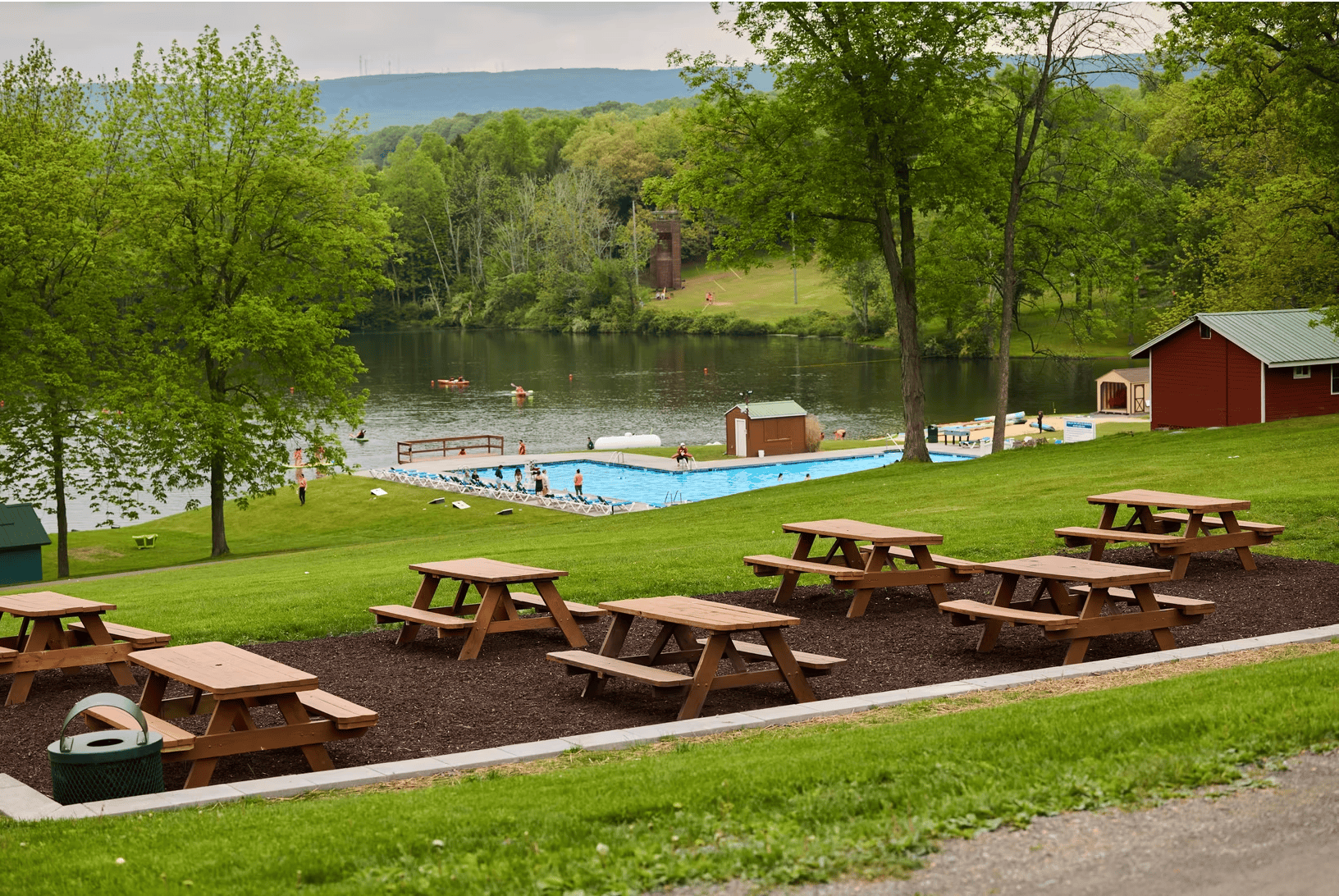 Students on adventure activities at Pocono Valley