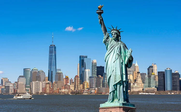 Statue of Liberty on Liberty Island