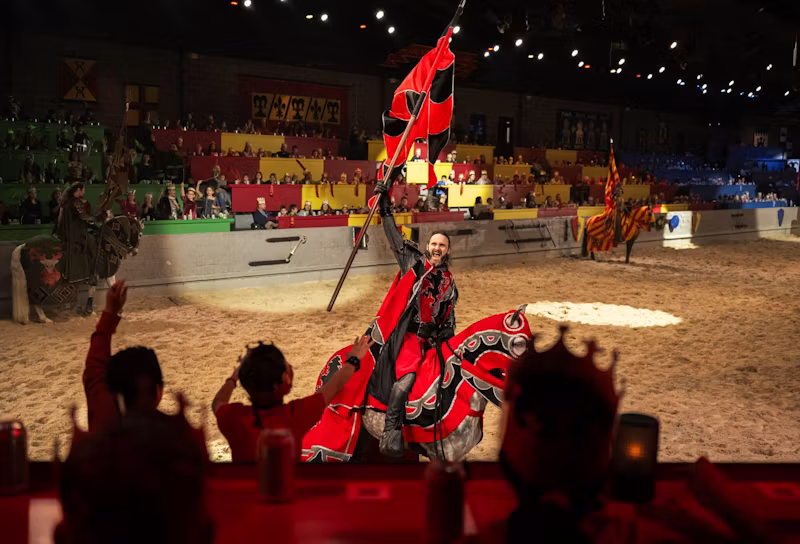 Medieval Times feast and celebration