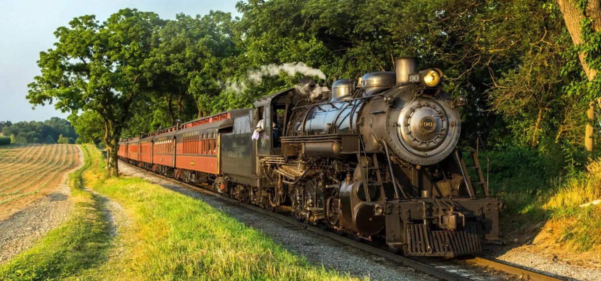 Strasburg Rail Road steam train, Lancaster County