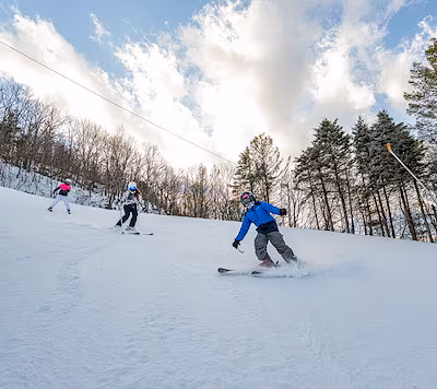 Snow tubing at Camelback Resort